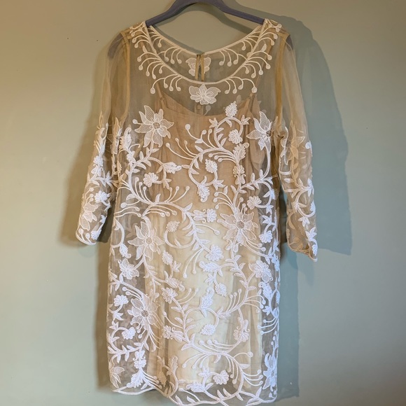 Vince Dresses & Skirts - NWT Vince sheer embroidered dress